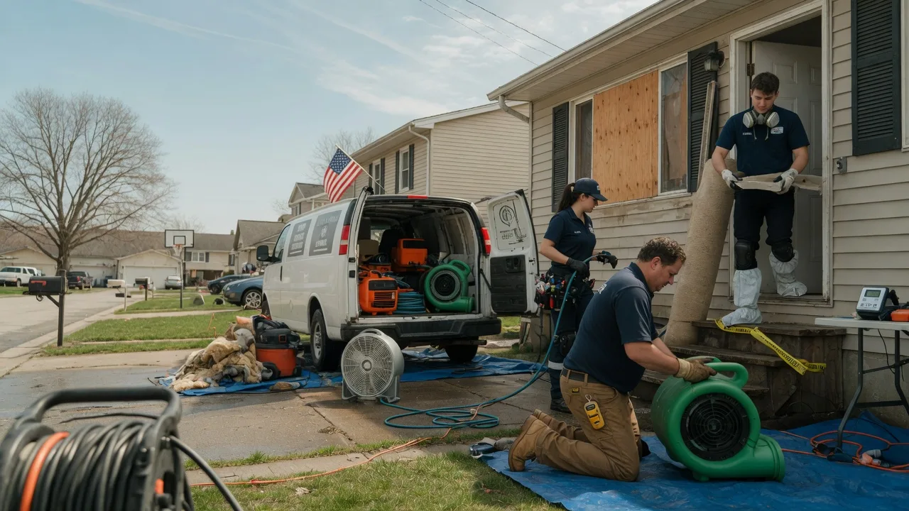 Water Damage Restoration in Lafayette, IN near me